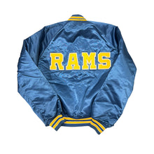 Load image into Gallery viewer, 90’s LA Rams Chalkline Satin Jacket
