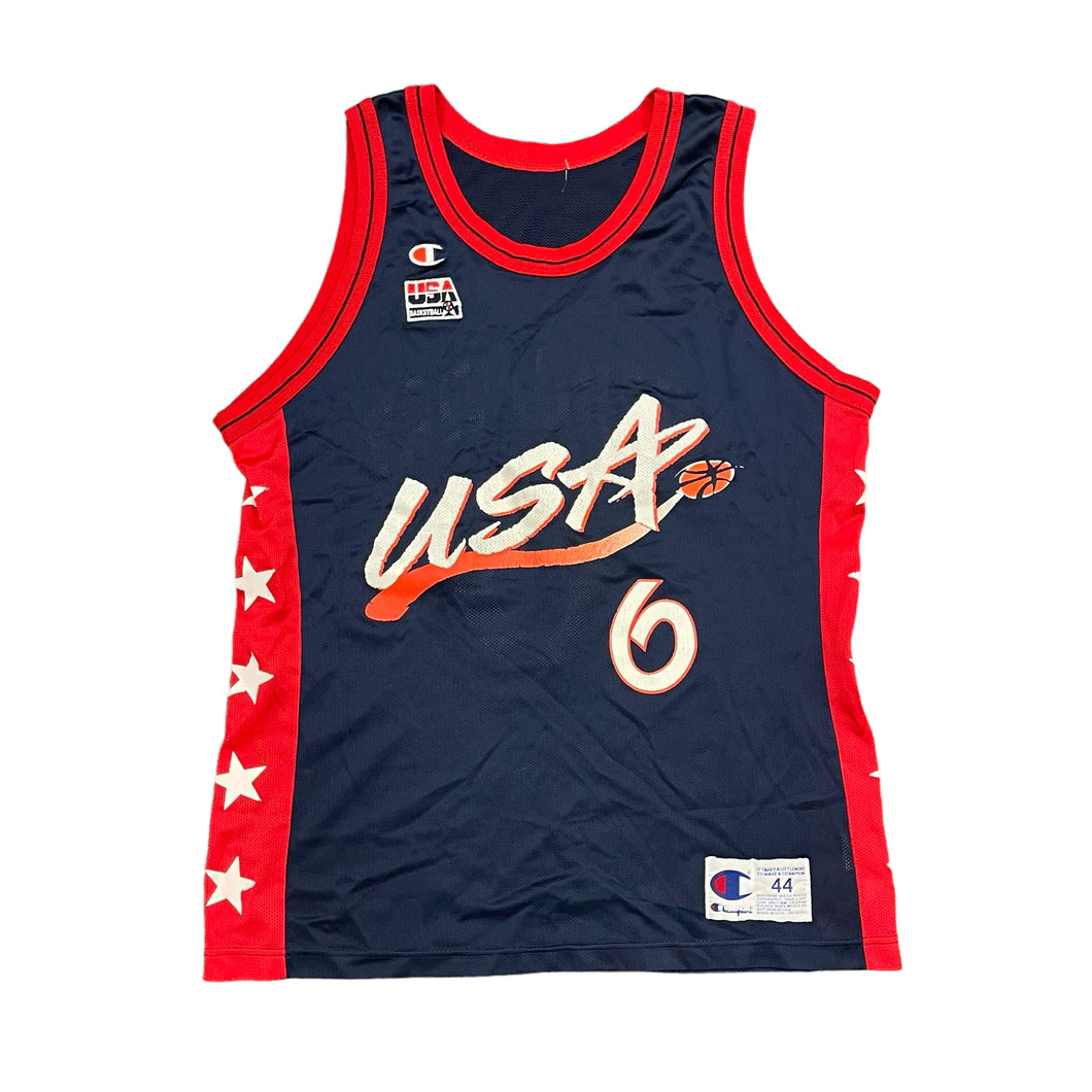 Vintage Champion Team USA Hardaway Jersey